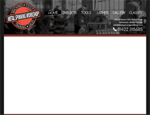 Tablet Screenshot of metalspinningworkshop.com